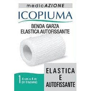 Icopiuma Bandage élastique auto-adhésif en gaze 4 cm x 4 m