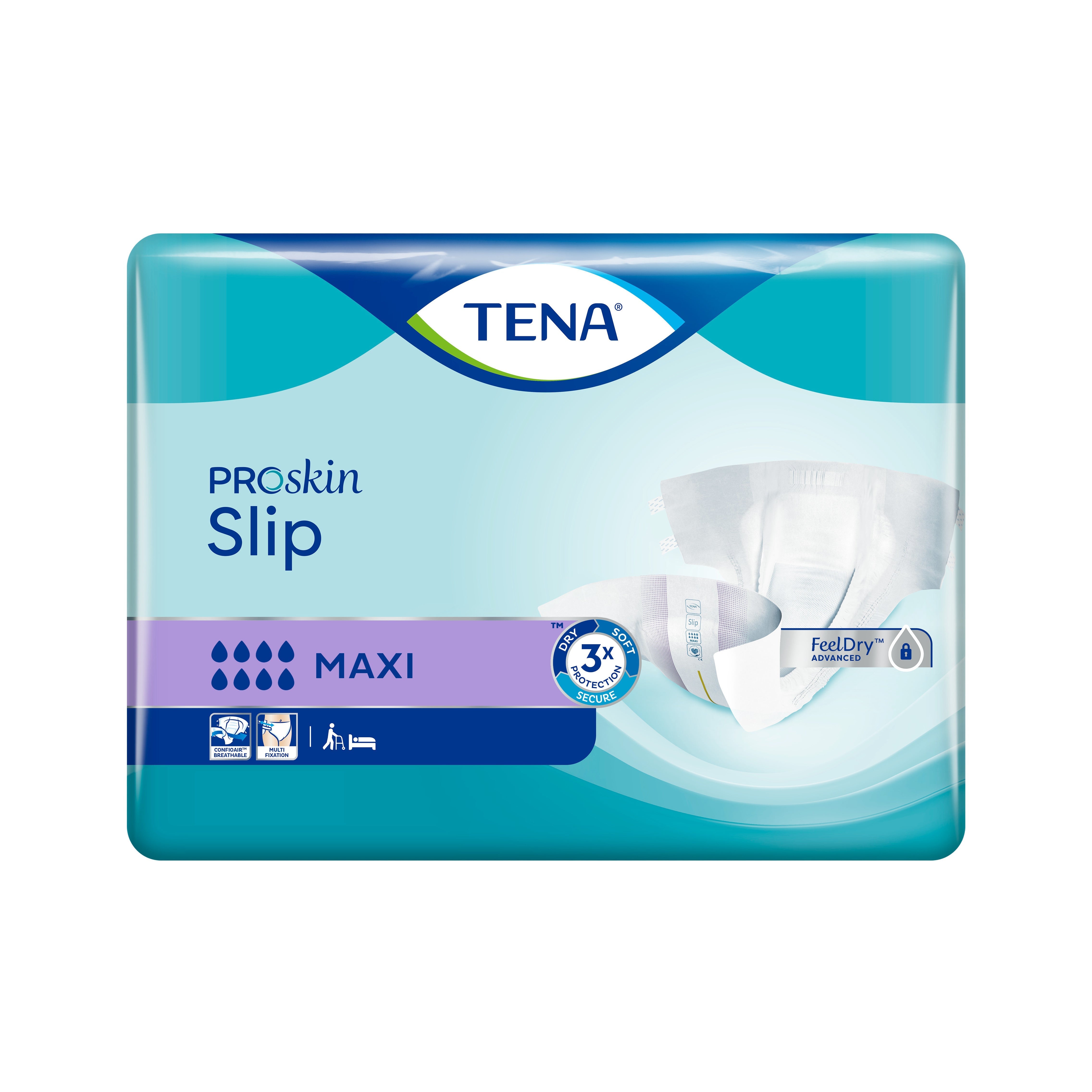 Tena Slip Maxi Couches-culottes taille L 10 pièces