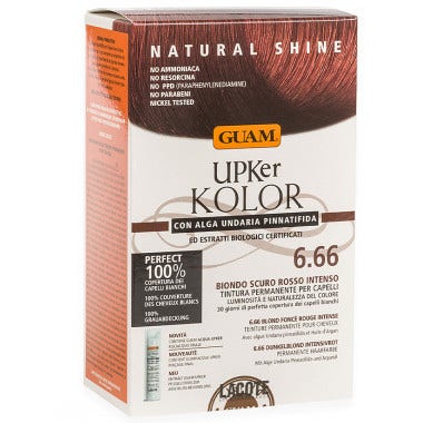 Guam Upker Kolor Tinta Capelli 6,6 Biondo Scuro Rosso Intenso