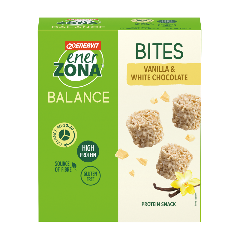 Enerzona Bites White Chocolate - Astuccio 5x24g