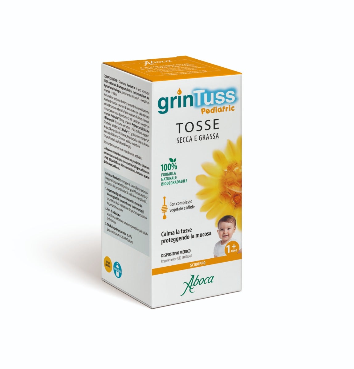 Aboca Grintuss Pédiatrique Sirop 180 g