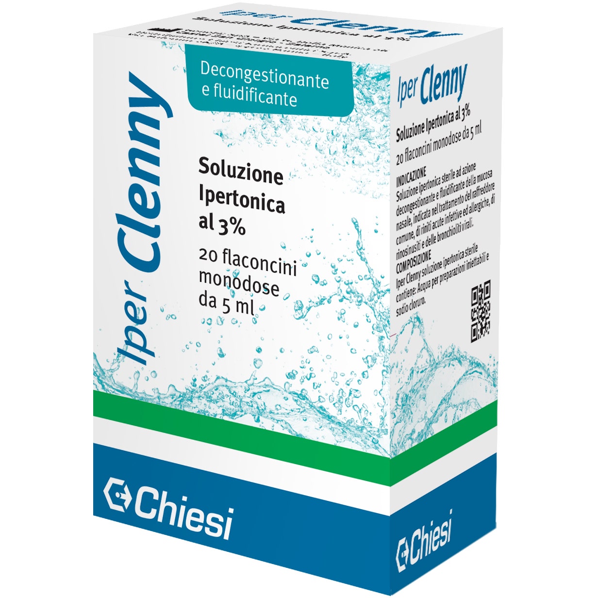 Iper Clenny Solution Hypertonique Monodose 20 flacons de 5 ml