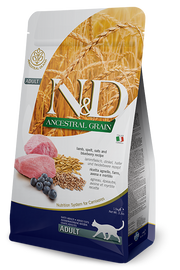 Farmina N&D Ancestral Grain Selection Agnello E Mirtillo Gatti Adulti Sacco 5kg