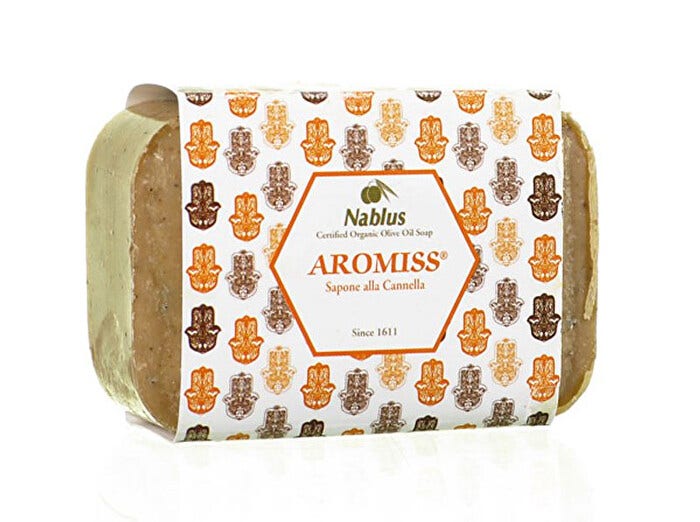 Nablus Sapone Aromiss Vegetale Biologico Cannella 100 g