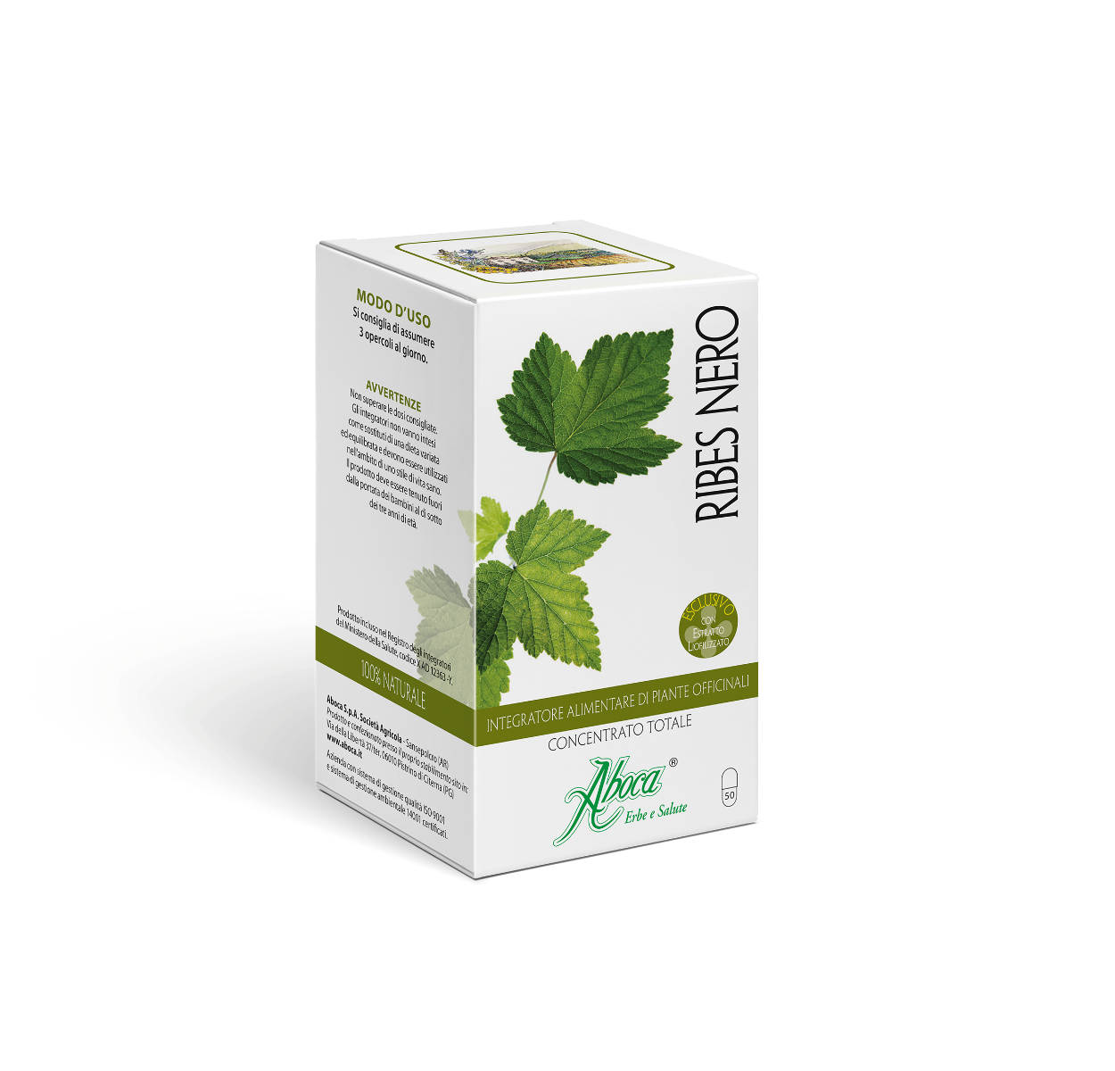 Aboca Concentré total de cassis 50 gélules