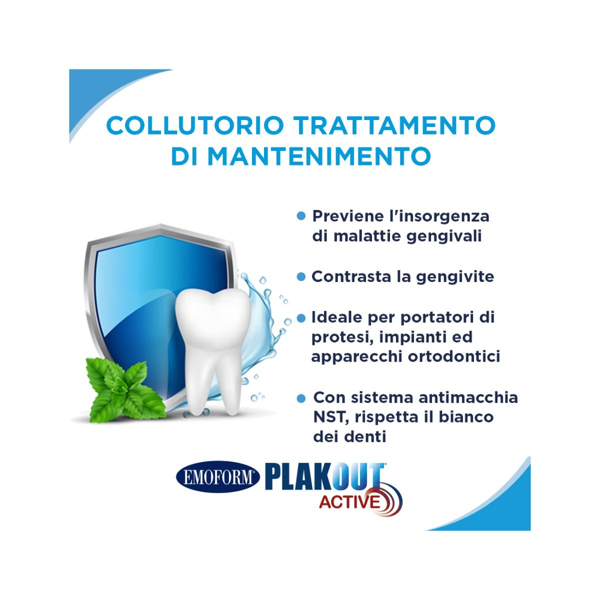 Plak Out Active Clorexidina 0,12% 200ml