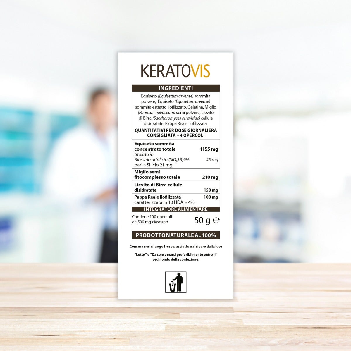 Aboca Keratovis 100 capsules