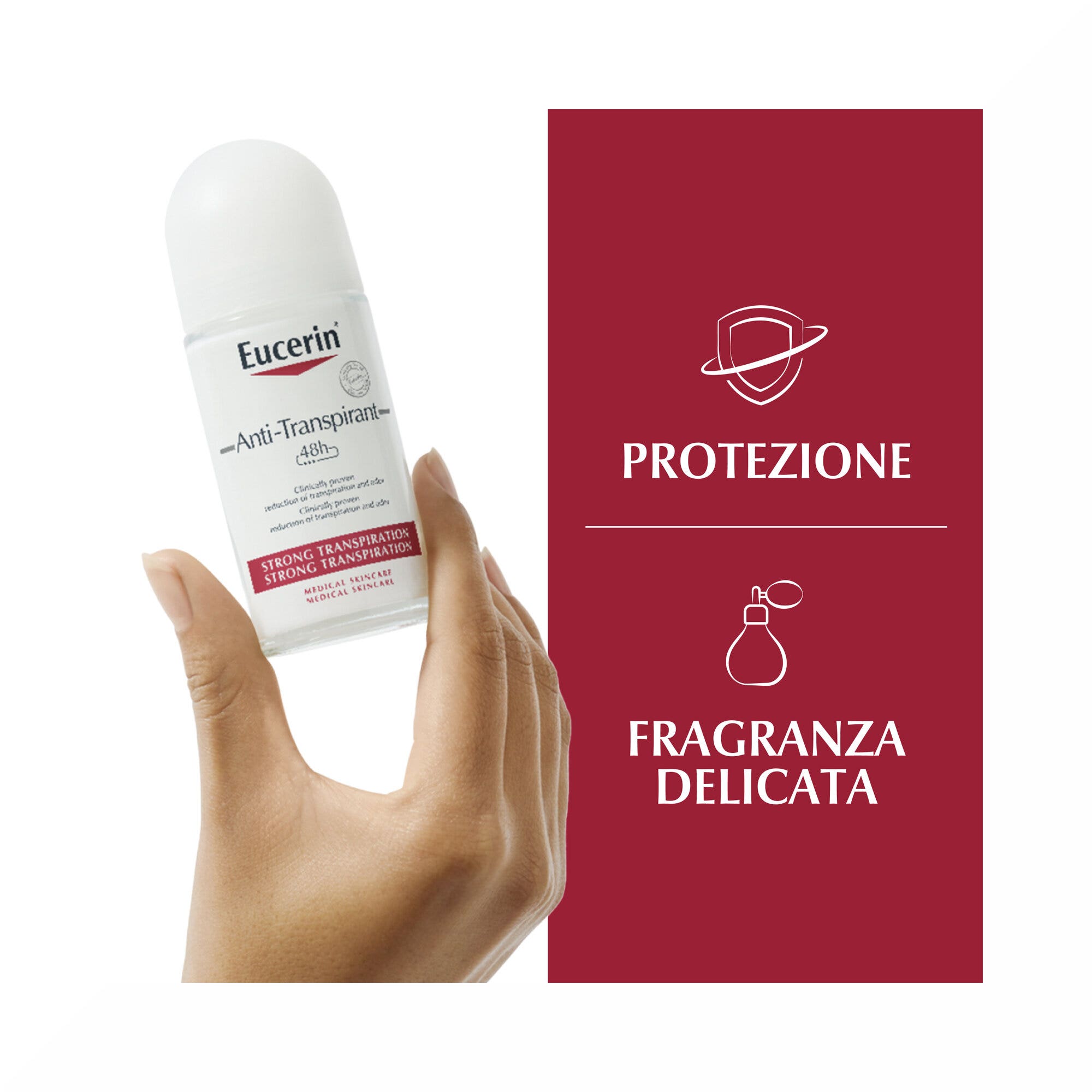 Eucerin Déodorant Anti-transpirant Roll-On Parfumé 50 ml