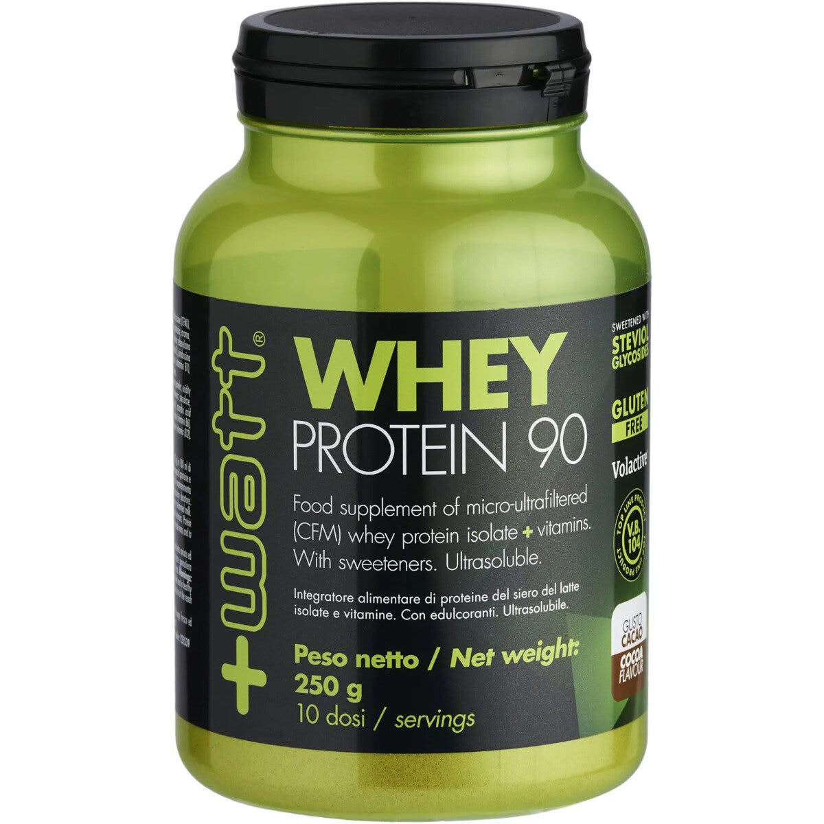+Watt Whey Protein 90 Polvere Gusto Cacao 250g