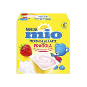 Nestlé Mio Merenda Al Latte Fragola 4 Vasetti da 100g