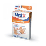 Meds Farmacerotto Strips Poliuretano Ipoallergenico Classico Assortiti 40 Cerotti