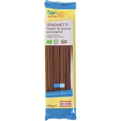 Fior di Loto Zero% Glutine Spaghetti Di Grano Saraceno Integrale Senza Glutine Bio 250g