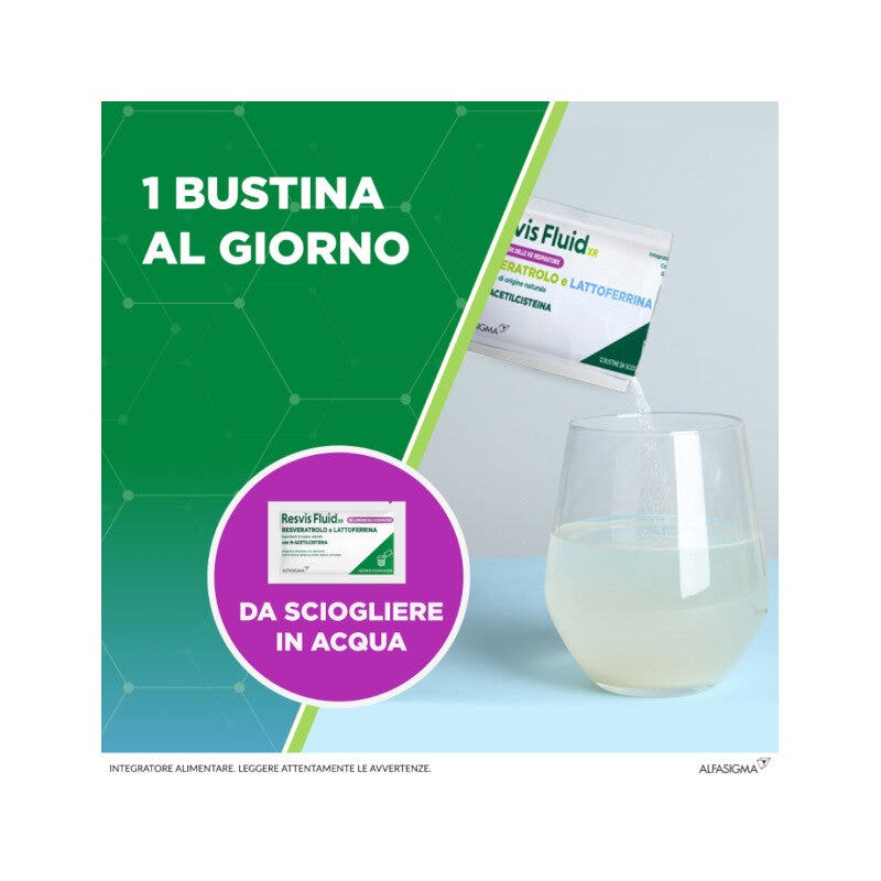 Resvis Fluid XR 12 sachets - Complément alimentaire antioxydant puissant