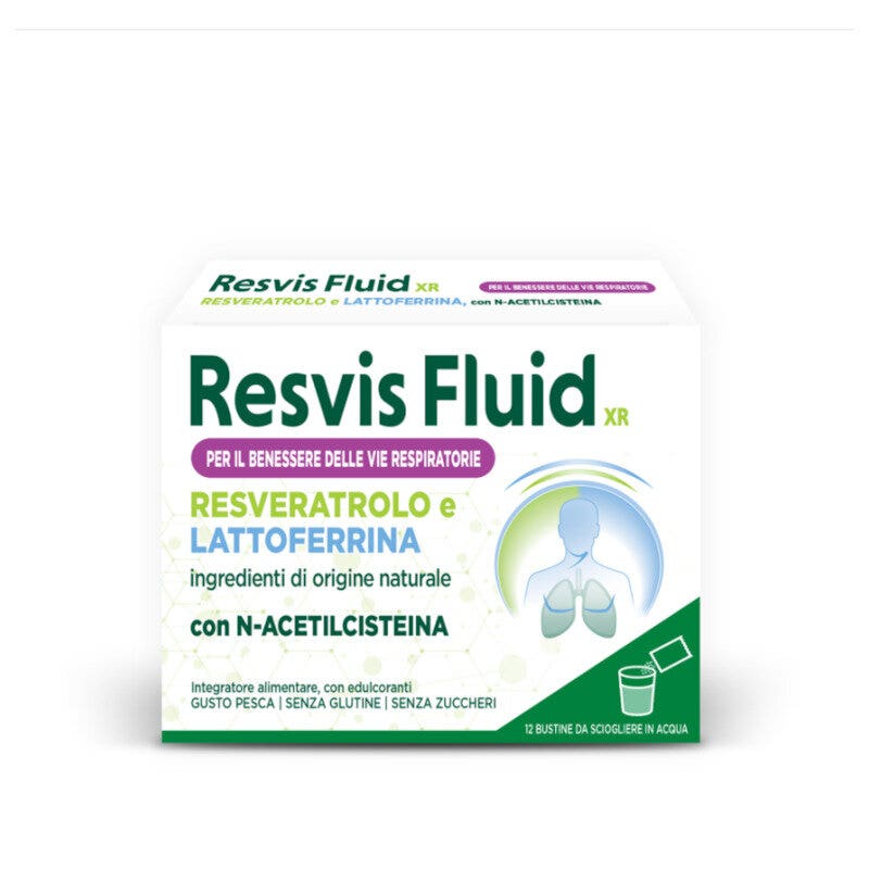 Resvis Fluid XR 12 sachets - Complément alimentaire antioxydant puissant