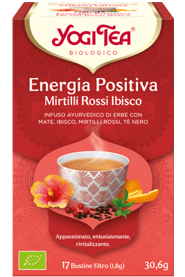 Yogi Tea Energia Positiva Mirtilli Rossi E Ibisco Bio 17 Bustine