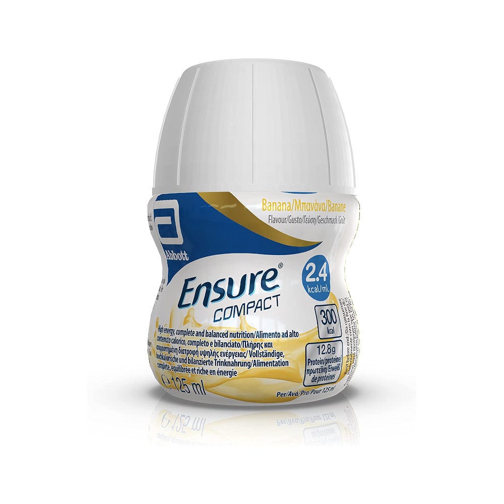 Ensure Compact Banana 4X125ml