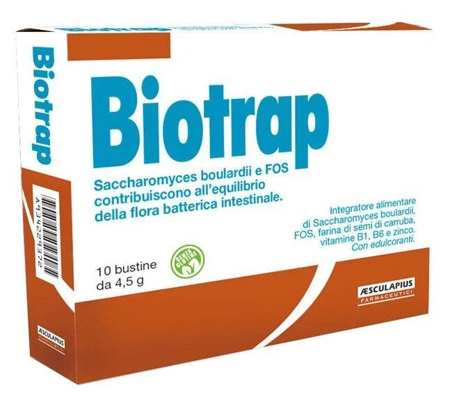 Biotrap Senza Glutine 10 Bustine - Integratore Sicuro e Naturale