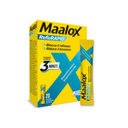 Maalox Reflurapid Blocca il Reflusso Neutralizza il Bruciore da Iperacidità 20 Bustine