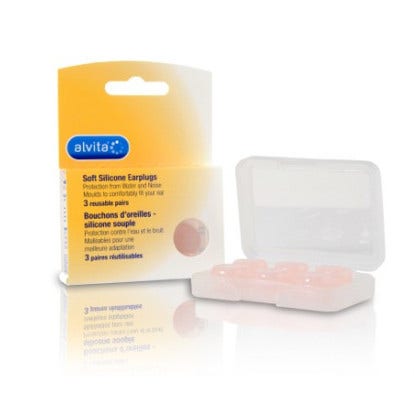 Alvita Tappi Auricolari Silicone 3 Paia