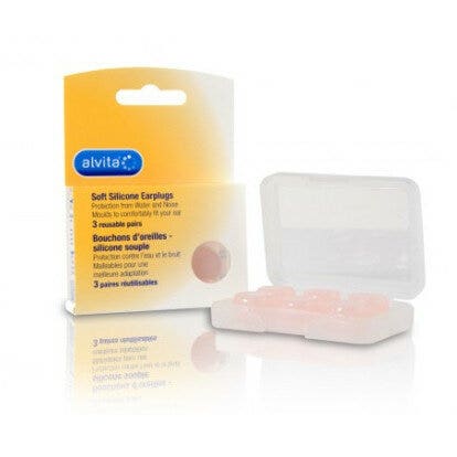 Alvita Tappi Auricolari Silicone 3 Paia