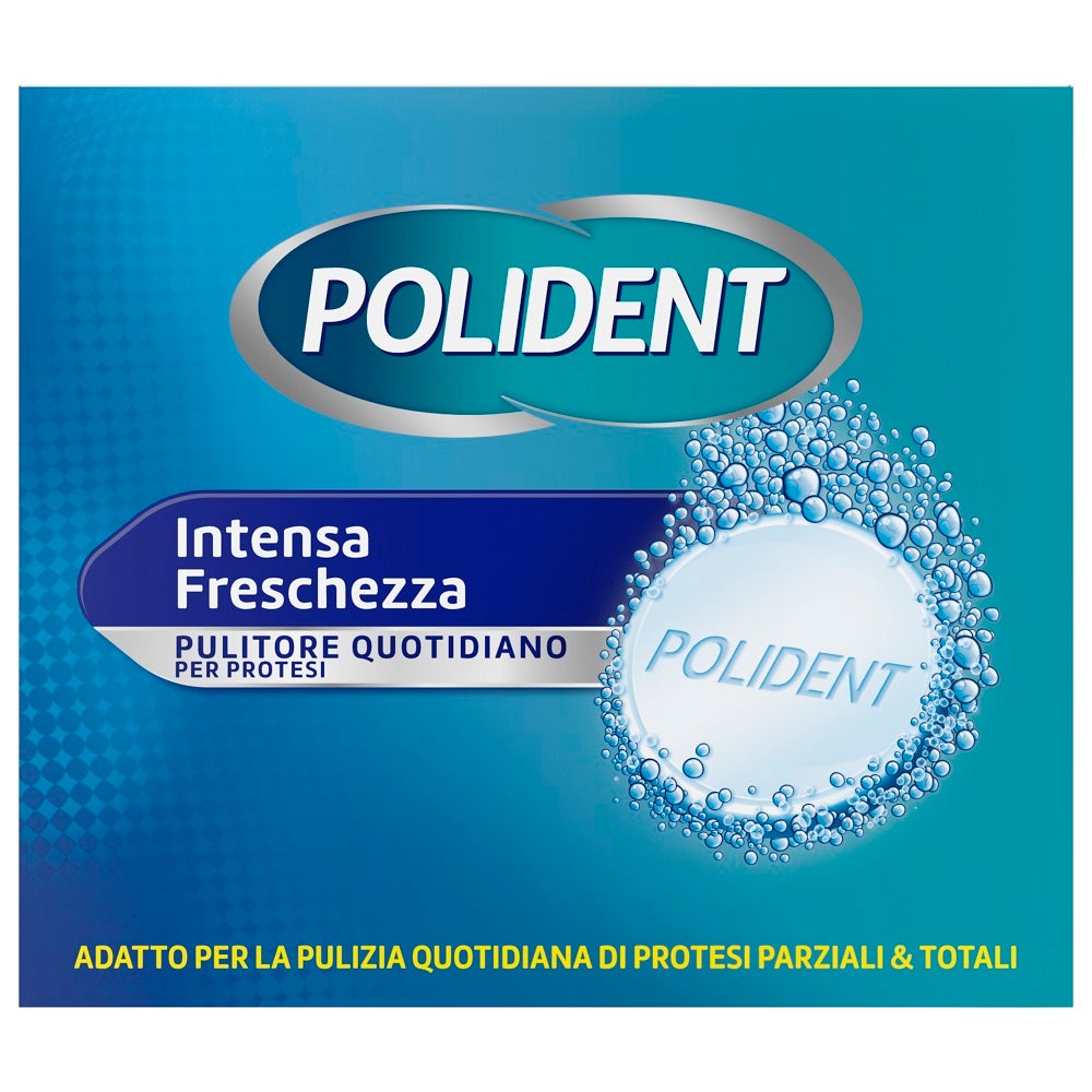 Polident Intensa Freschezza Pulitore Protesi Dentale 4 in 1 66 Compresse