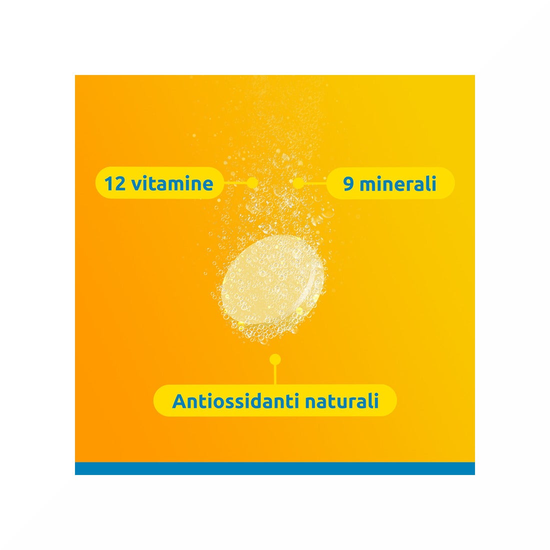 Supradyn Ricarica 50+ Complément alimentaire vitamines et minéraux avec antioxydants 15 comprimés effervescents