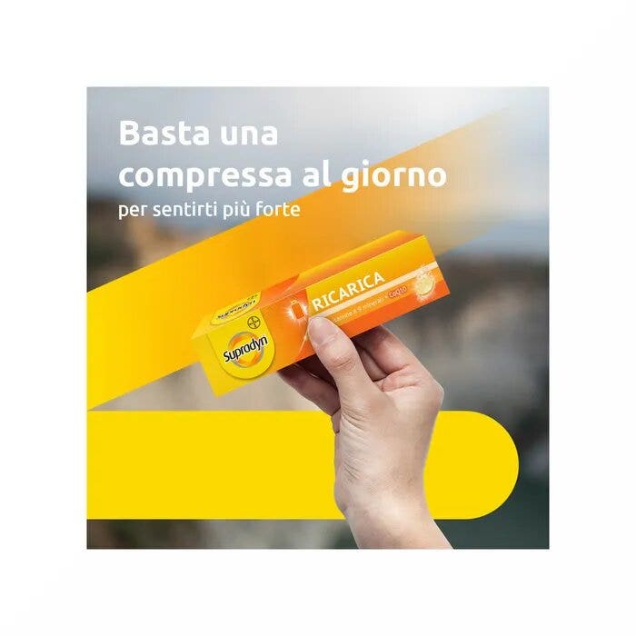 Supradyn Ricarica Complément alimentaire multivitaminé complet et minéraux 15 comprimés effervescents