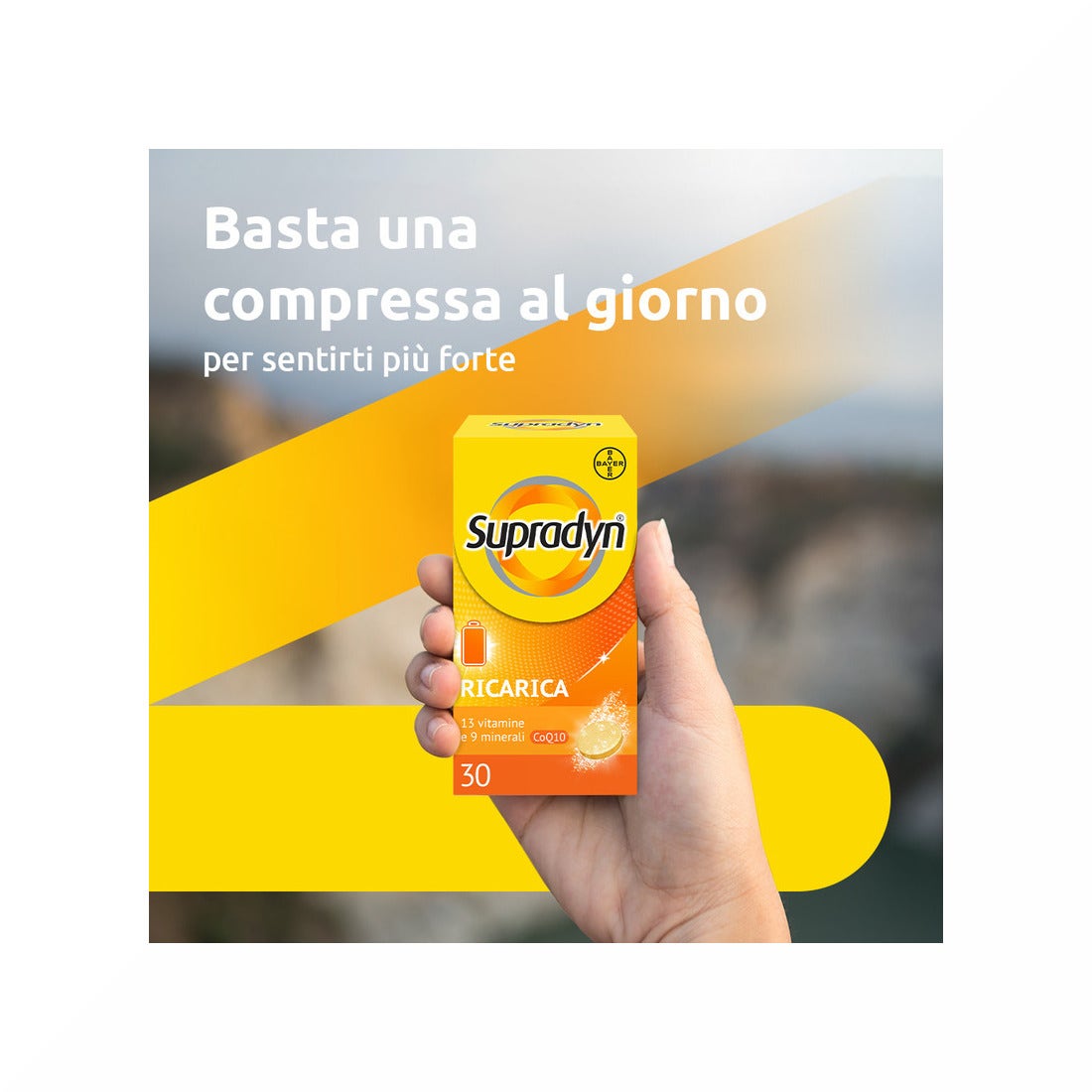 Supradyn Ricarica Integratore Multivitaminico Completo e Minerali 30 Compresse Effervescenti
