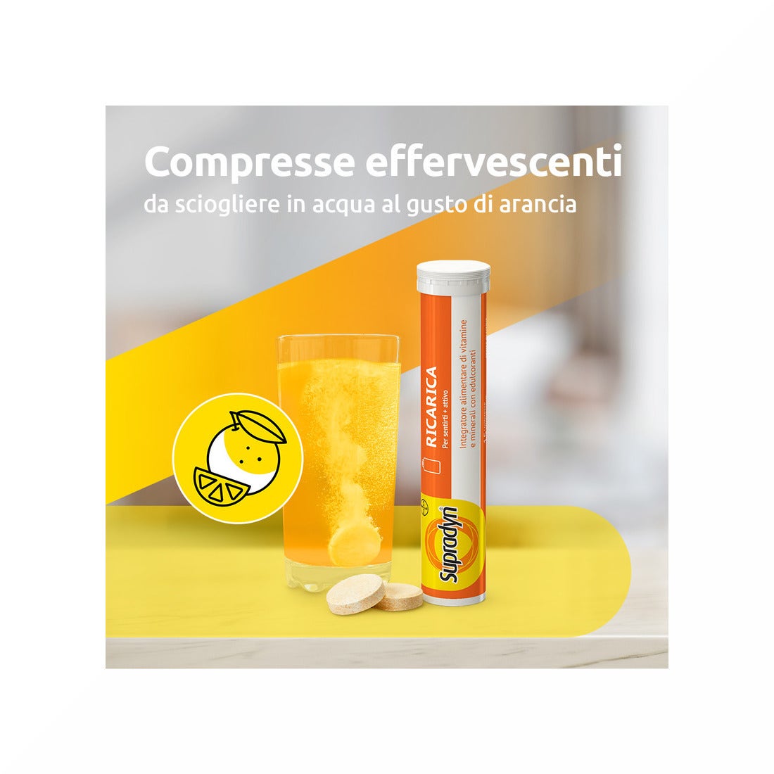 Supradyn Ricarica Integratore Multivitaminico Completo e Minerali 30 Compresse Effervescenti