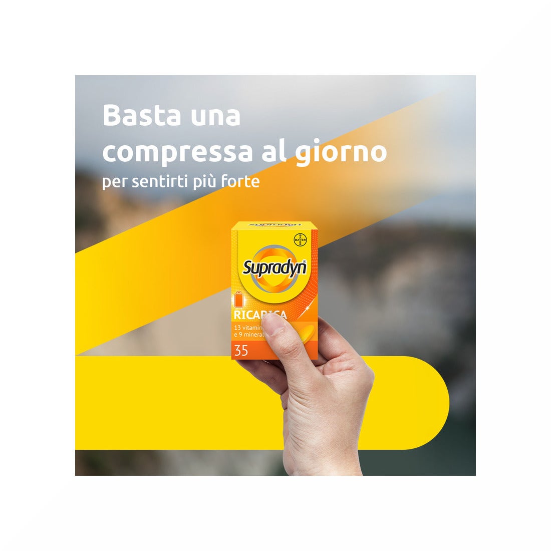 Supradyn Recharge - Complément alimentaire multivitaminé complet et minéraux avec coenzyme Q10, 35 comprimés