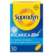 Supradyn Ricarica 50+ Complément alimentaire à base de vitamines et de minéraux avec antioxydants, 30 comprimés enrobés