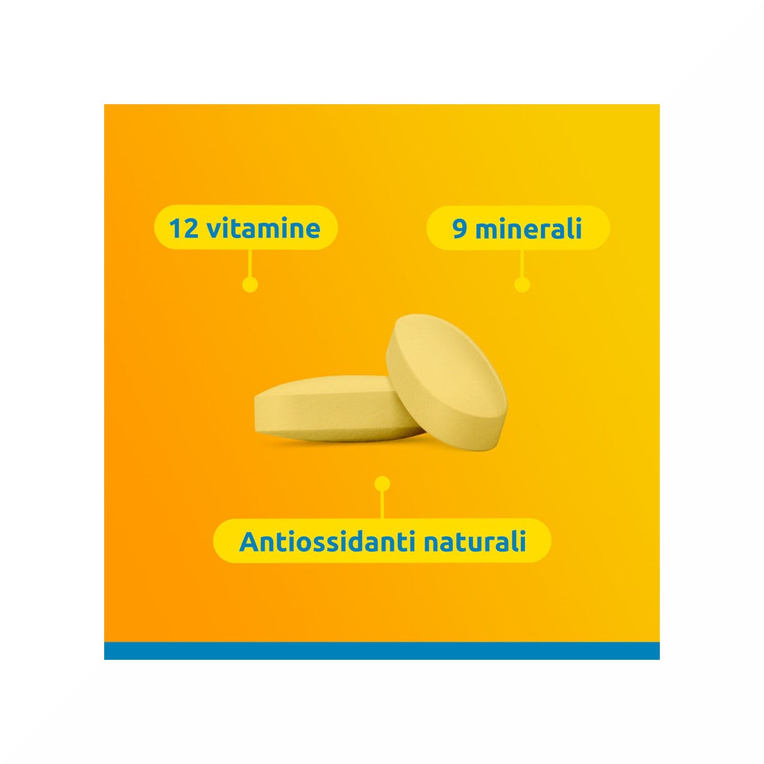 Supradyn Ricarica 50+ Complément alimentaire à base de vitamines et de minéraux avec antioxydants, 30 comprimés enrobés