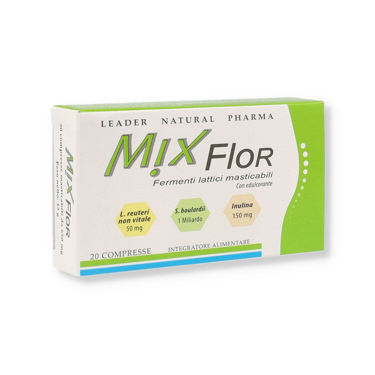 MixFlor Fermenti Lattici Masticabili 20 Compresse