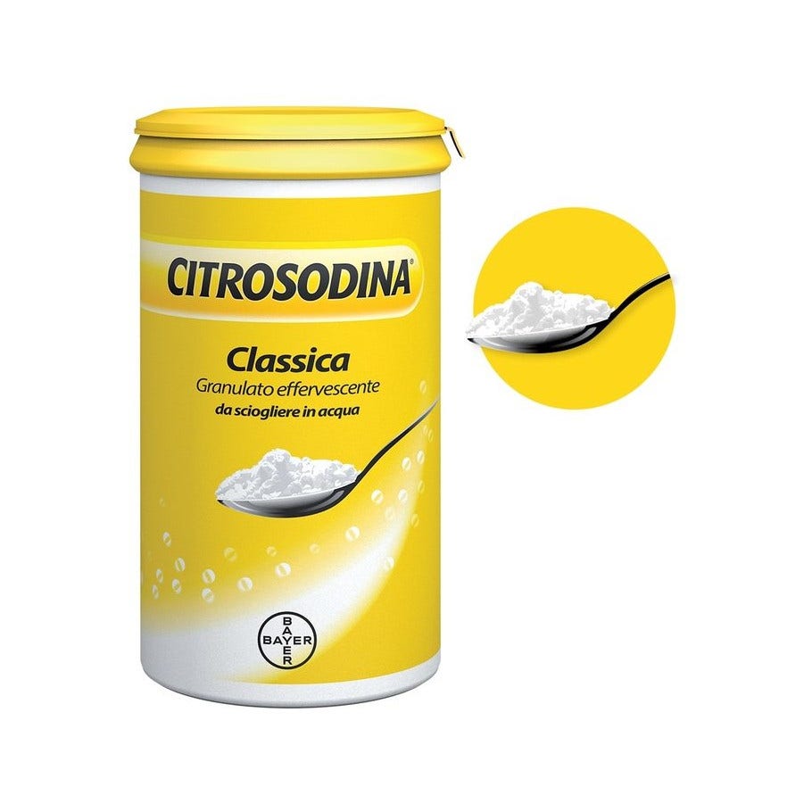 Citrosodina Granulato Effervescente Digestivo contro Pesantezza di Stomaco al Limone 150g