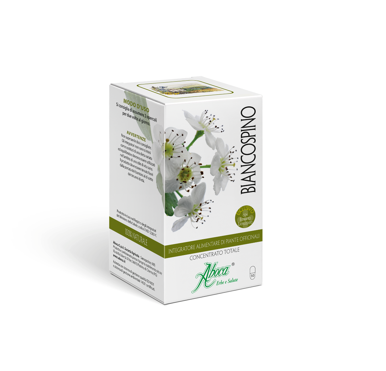 Aboca Aubépine Concentré Total 50 gélules
