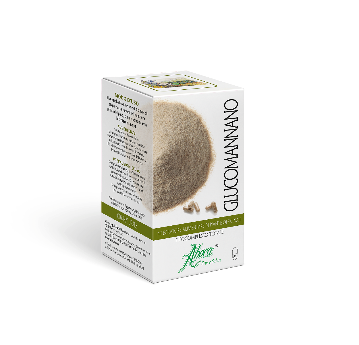 Aboca Glucomannane Phytocomplexe Total 50 gélules