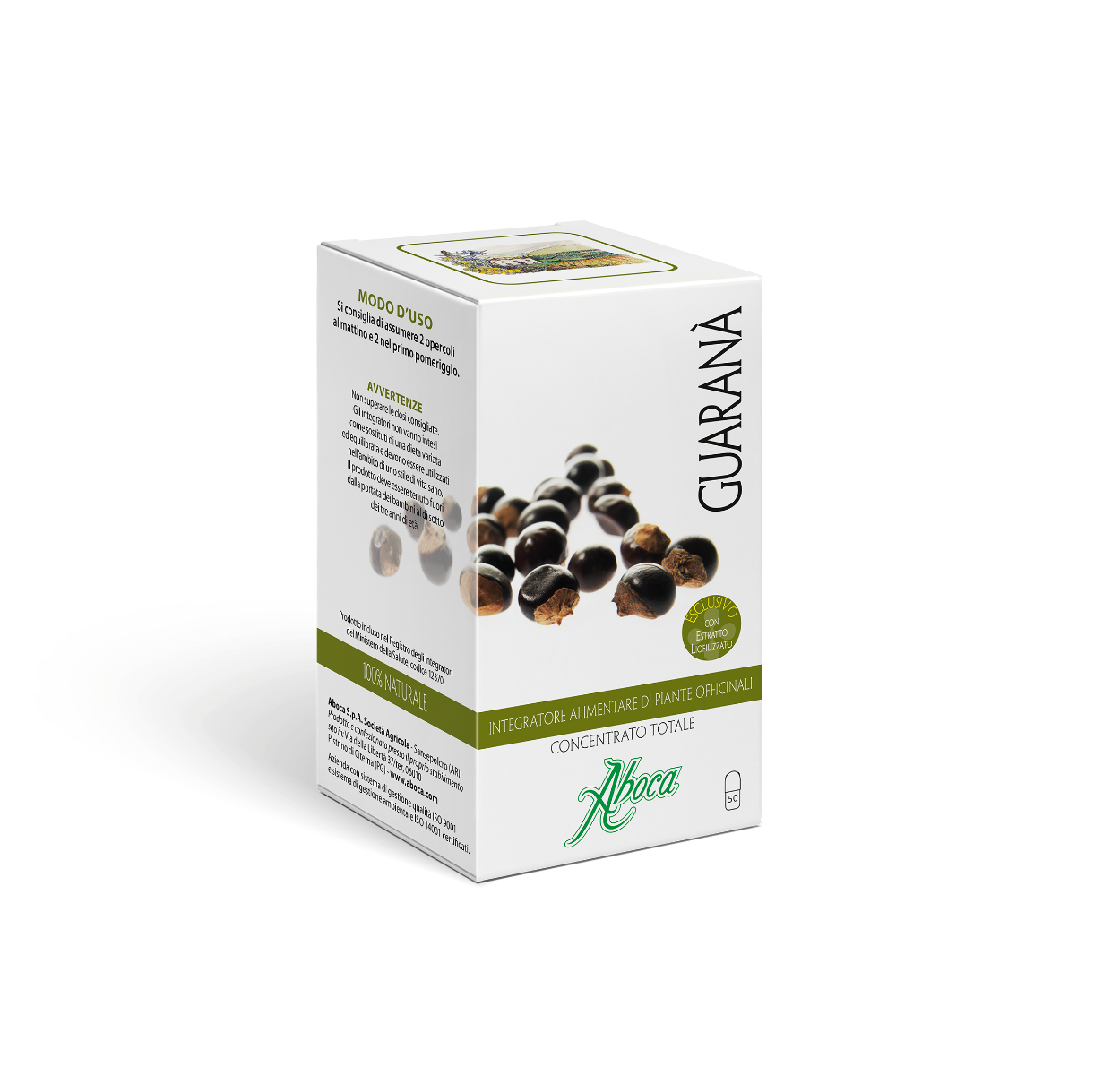Aboca Guarana Concentré Total 50 gélules