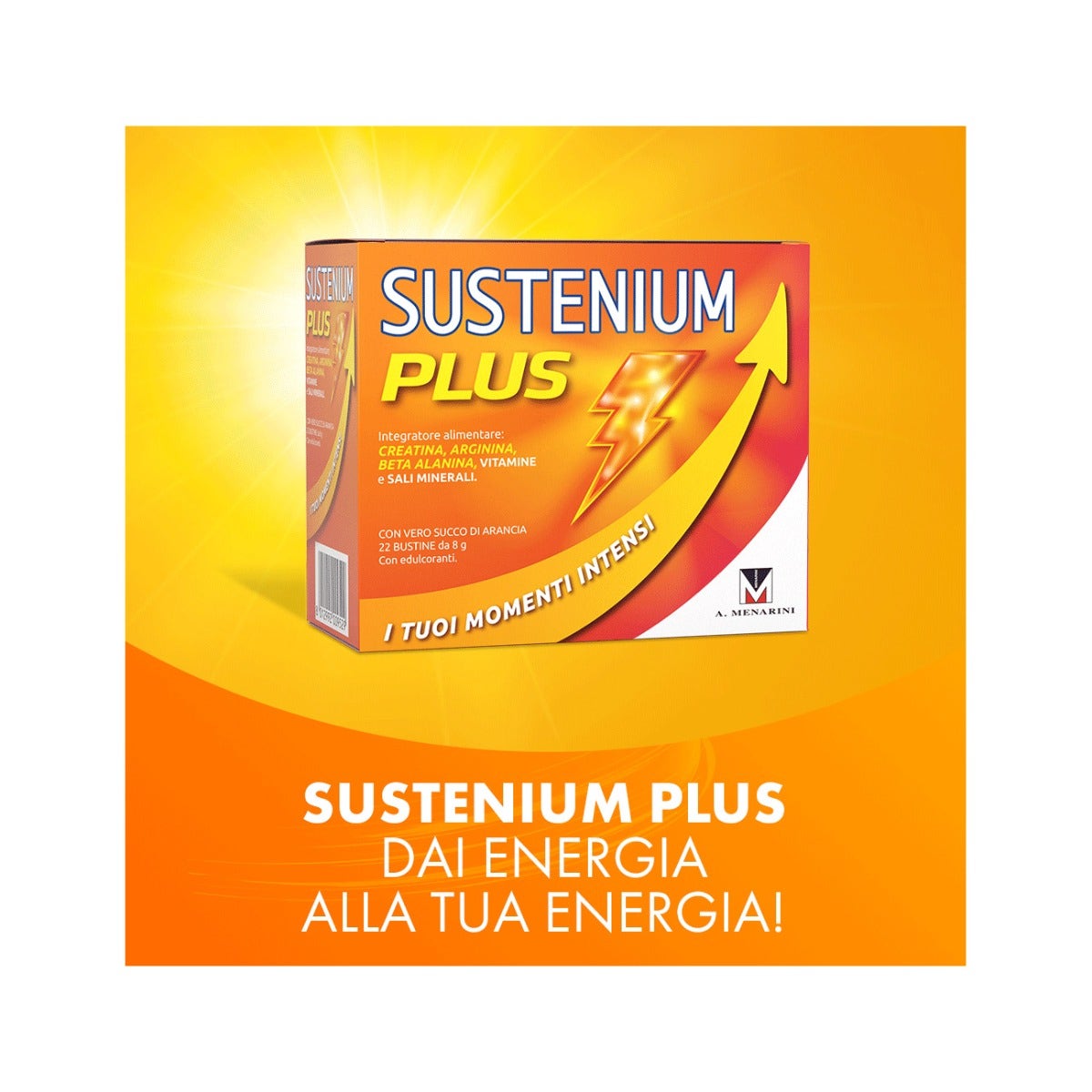 Sustenium Plus 22 sachets - Complément alimentaire énergétique puissant