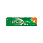 Berocca Plus Integratore Vitamine Minerali per Energia, Concentrazione, Memoria 15 Cpr Effervescenti