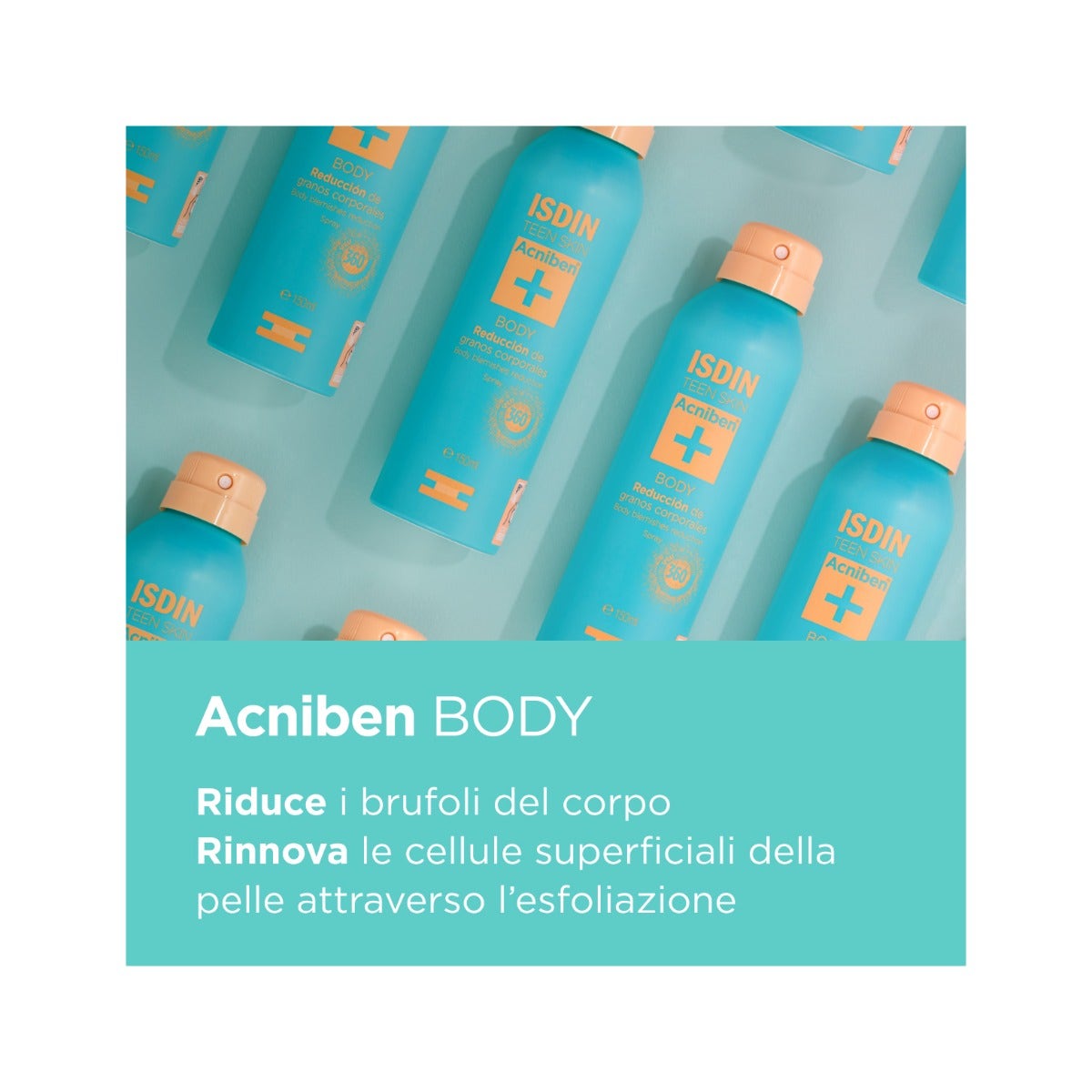 Isdin Acniben Body Spray Antiacne 150ml - Trattamento Corpo