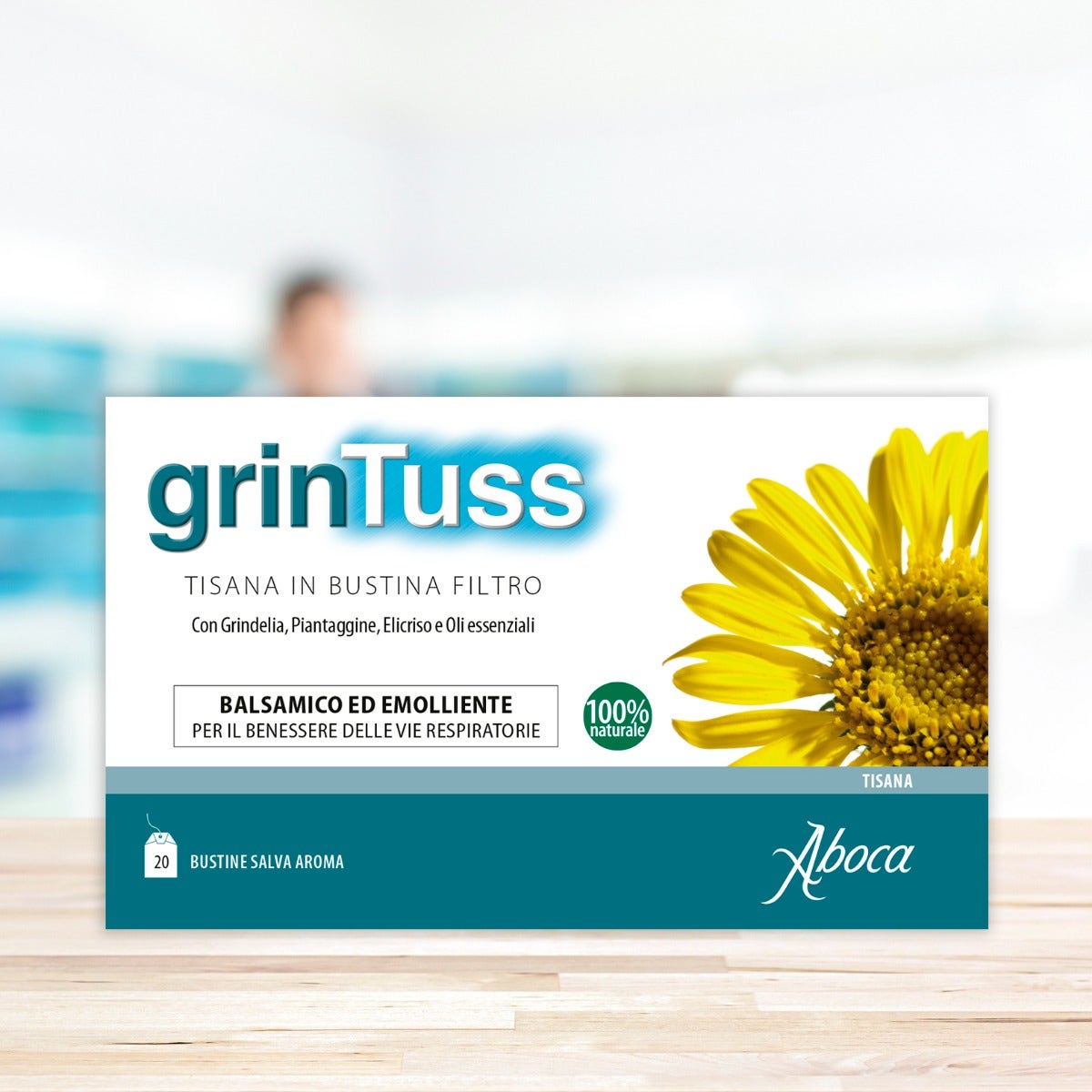 Aboca Grintuss Tisane 20 sachets filtrants