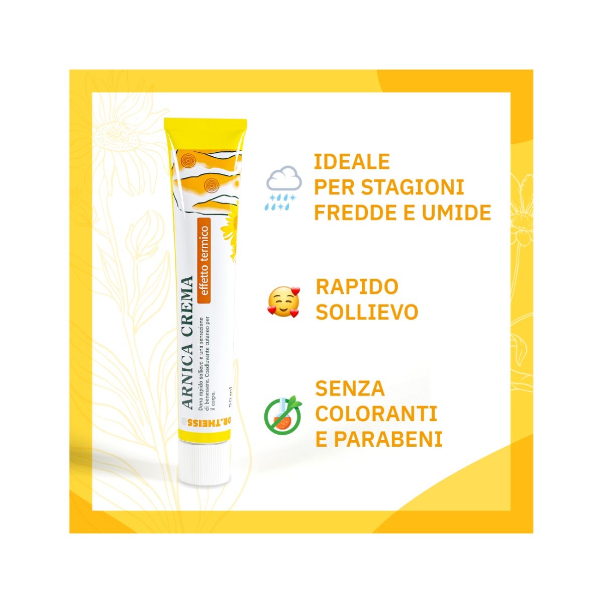 Dr Theiss Pommade chauffante à l'arnica 50 g - Soulagement musculaire