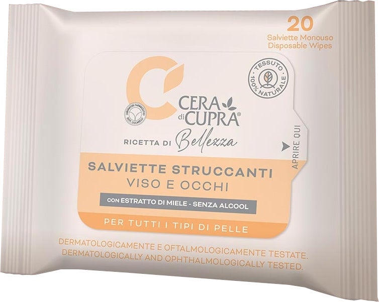 Cera Di Cupra Salviette Struccanti 20 Pezzi