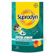 Supradyn Défenses Junior Complément alimentaire pour le système immunitaire avec vitamines C, D et zinc 25 bonbons gélifiés