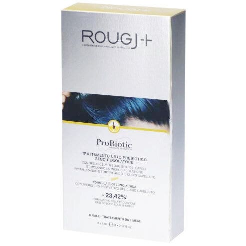 Rougj Probiotic Haircare Fiale Trattamento Urto Sebo-Regolatore 8 Fiale