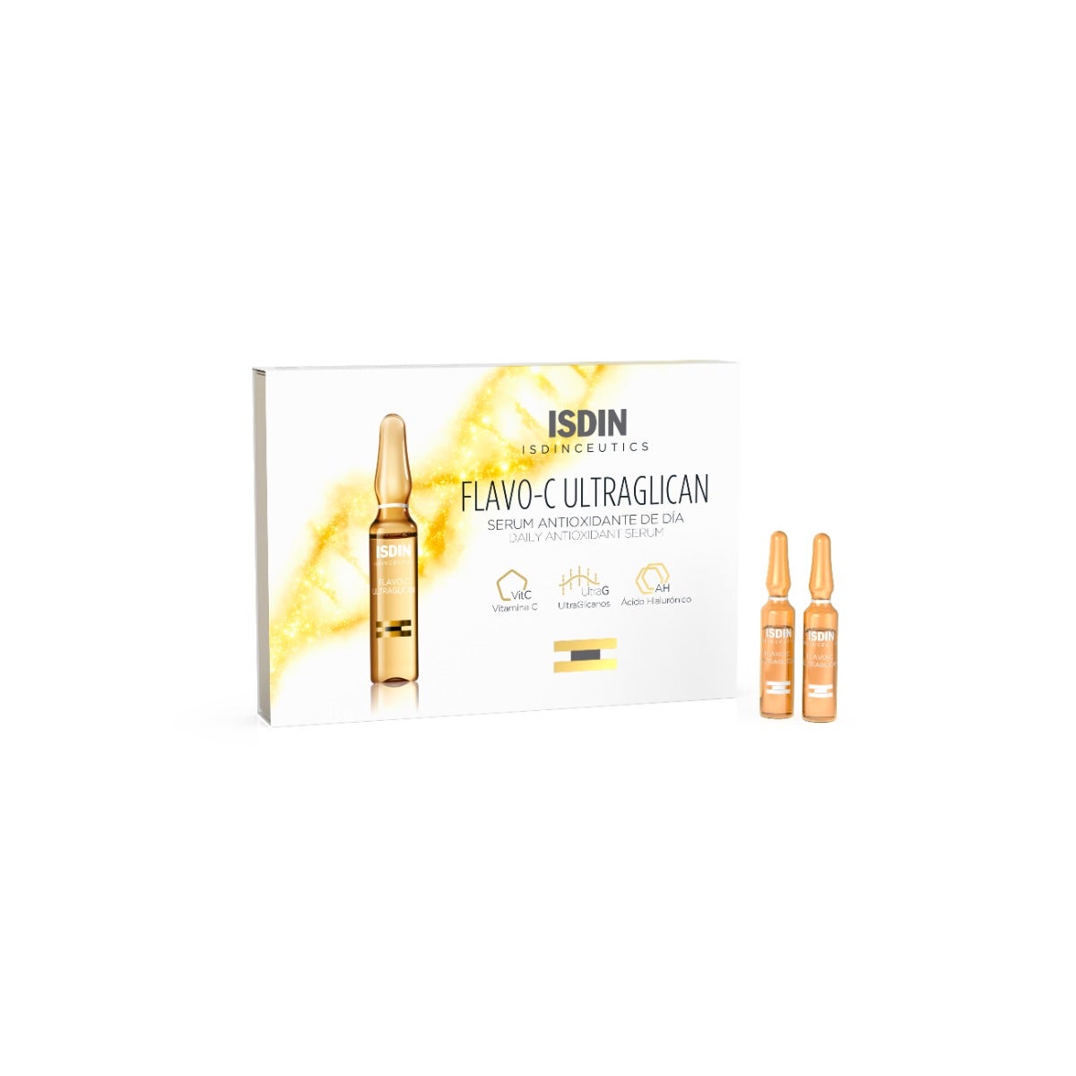 Isdin Isdinceutics Flavo-C Ultraglican Viso 10 Fiale