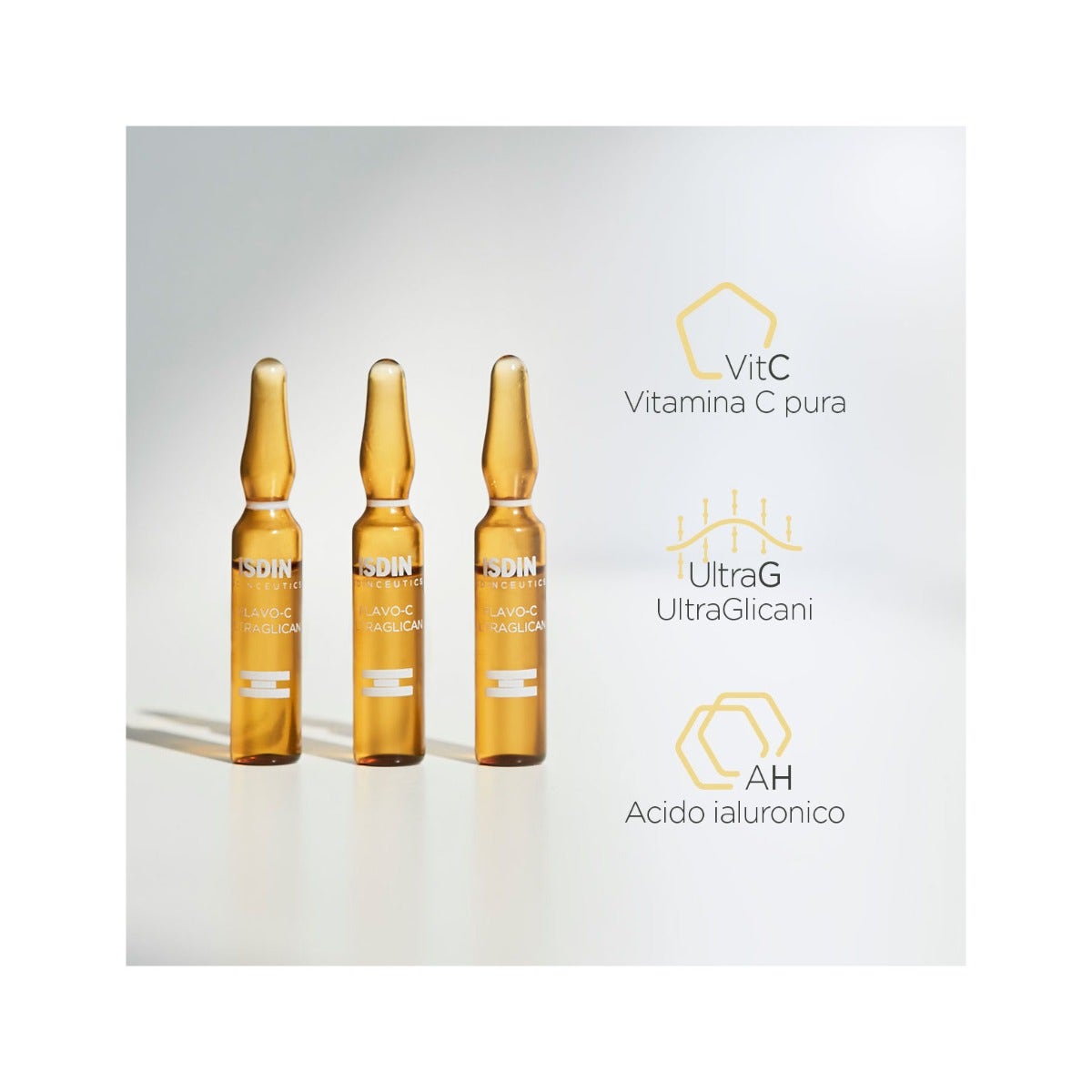 Isdin Isdinceutics Flavo-C Ultraglican Viso 10 Fiale