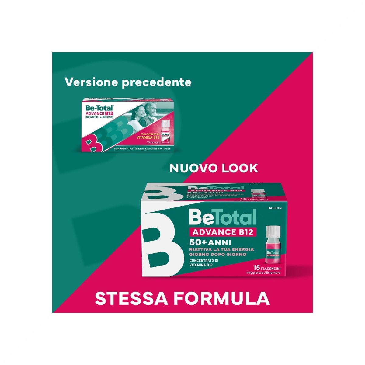Be-Total Advance B12 50+ ans Complément alimentaire Vitamine B12 Zinc 15 flacons