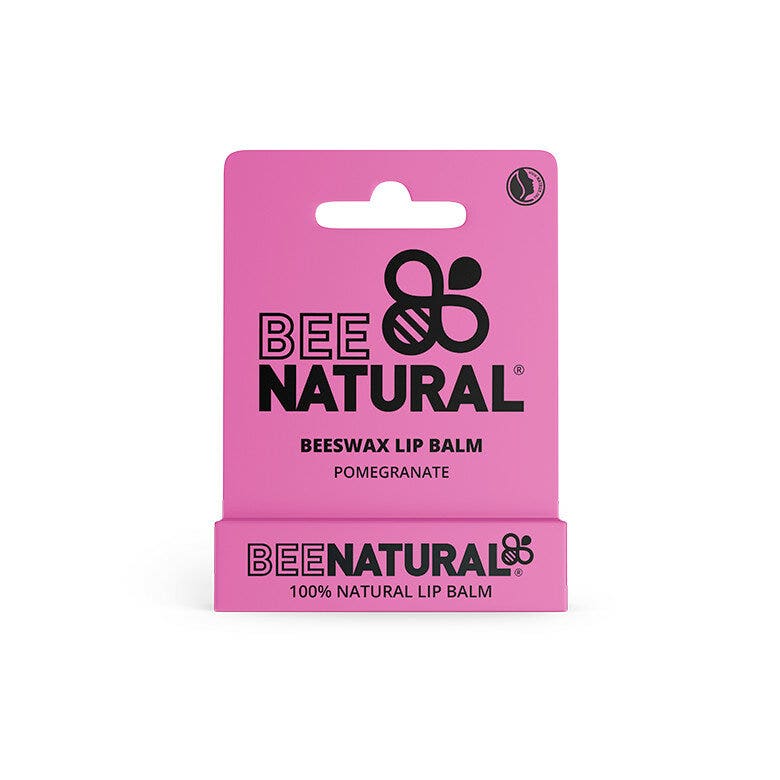 Bee Natural Baume à lèvres au goût de grenade, stick 4,2 g