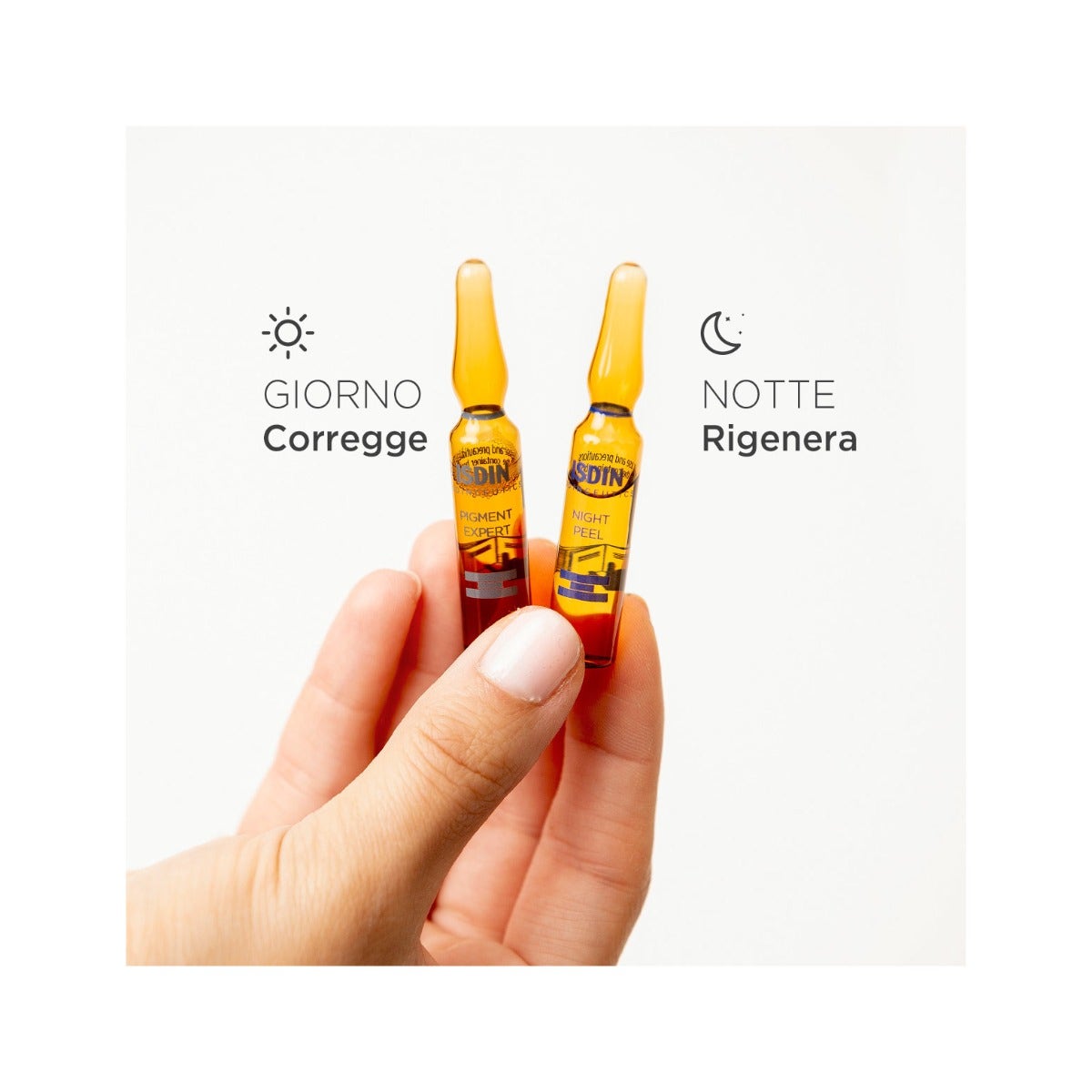 Isdin Isdinceutics Pigment Expert E Night Peel 10 Fiale Giorno + 10 Fiale Notte